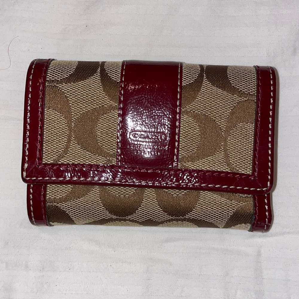 COACH signature collection wallet